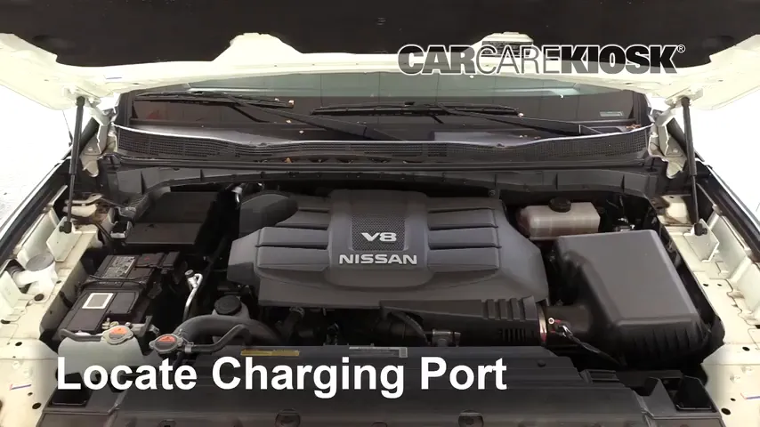 2018 Nissan Titan SV 5.6L V8 Extended Cab Pickup Air Conditioner Recharge Freon